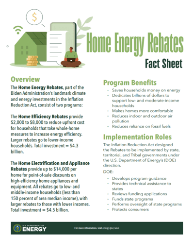 Home Energy Rebates Fact Sheet Digital Version Climate Program Portal Home Energy Rebates Fact Sheet Digital Version Climate Program Portal